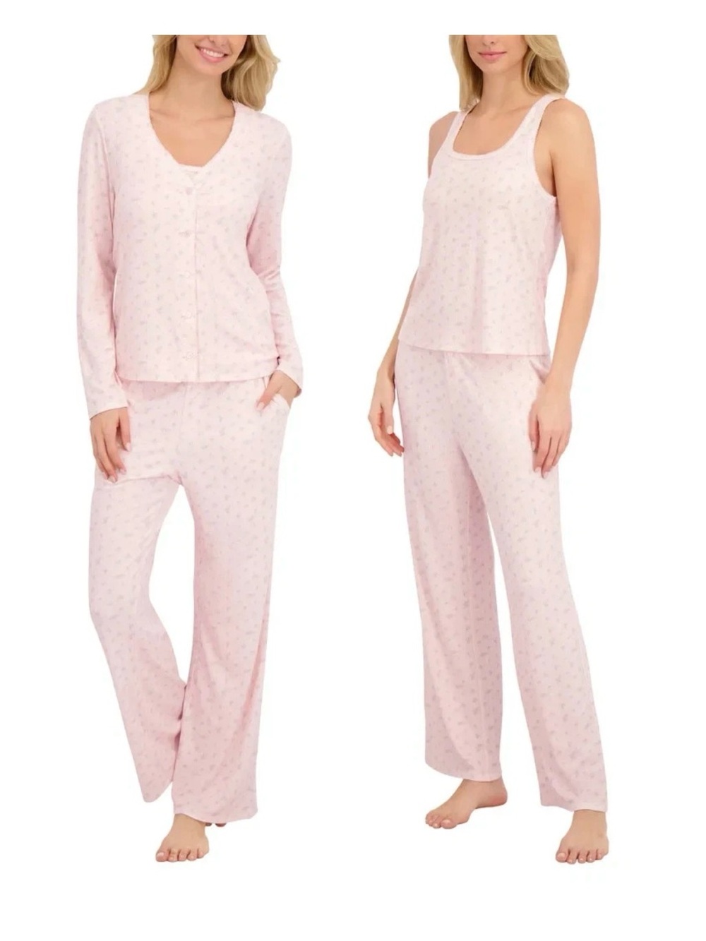 Live2Lounge Women's 3-piece Picot Lounge Set